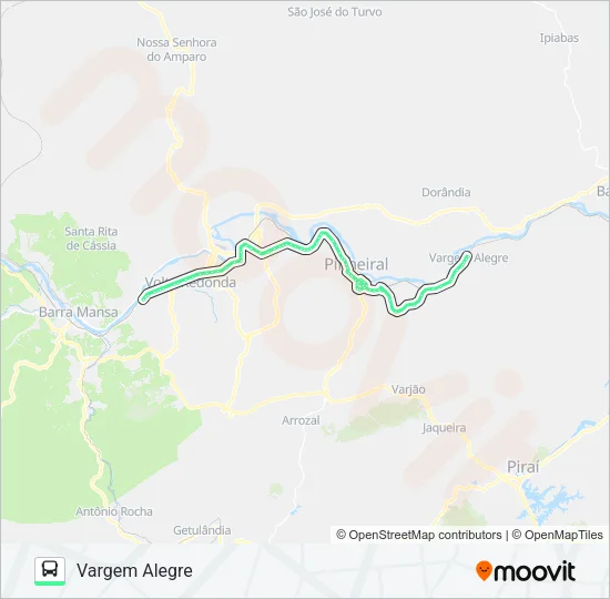 P432 Bus Line Map