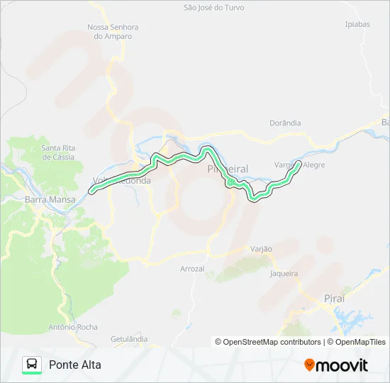 P432 Bus Line Map