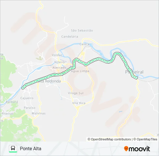 P731 Bus Line Map