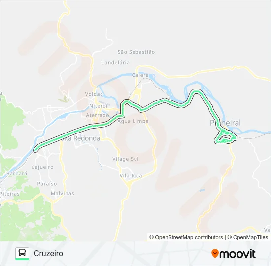 P732 Bus Line Map