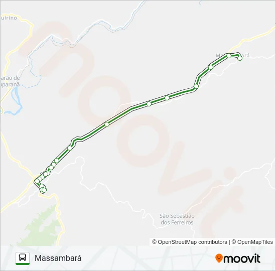 MASSAMBARÁ Bus Line Map