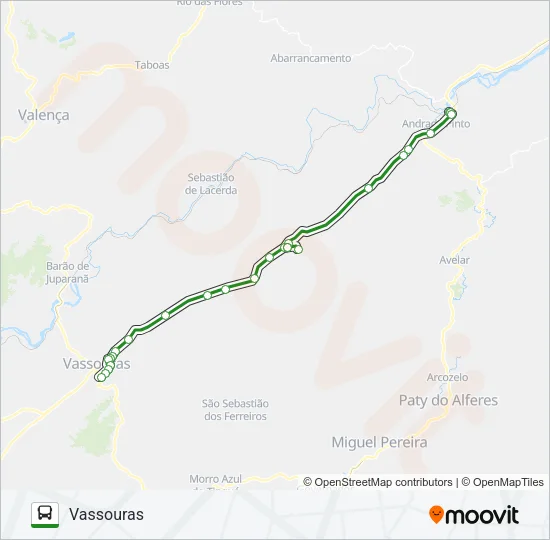 ANDRADE PINTO Bus Line Map