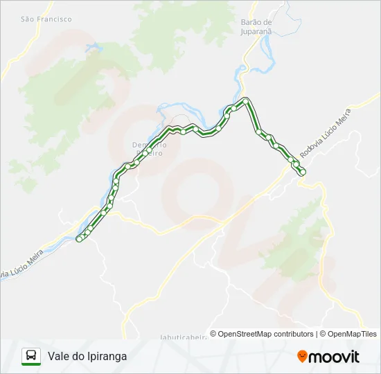VALE DO IPIRANGA Bus Line Map