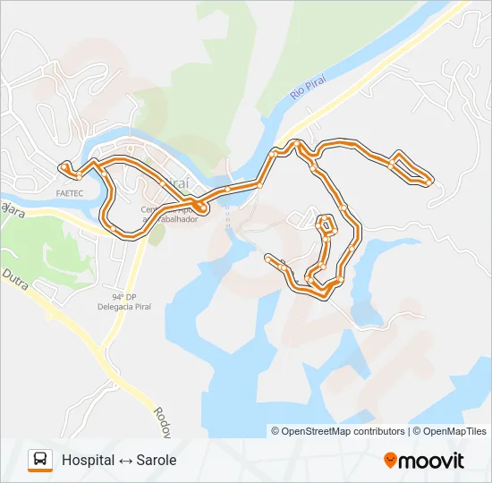 L5 Bus Line Map