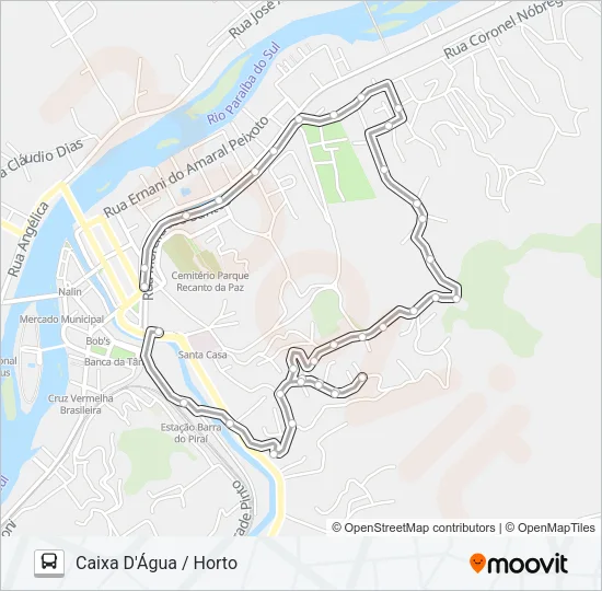 N005 Bus Line Map