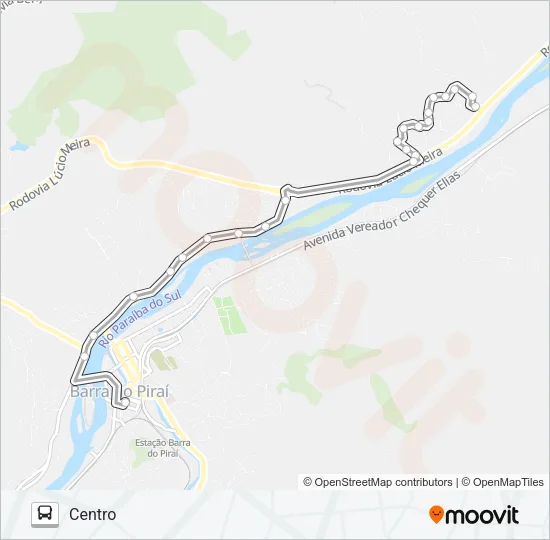 N007 Bus Line Map
