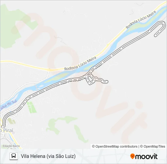 N008 Bus Line Map
