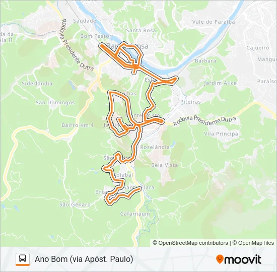 BM10-01 Bus Line Map