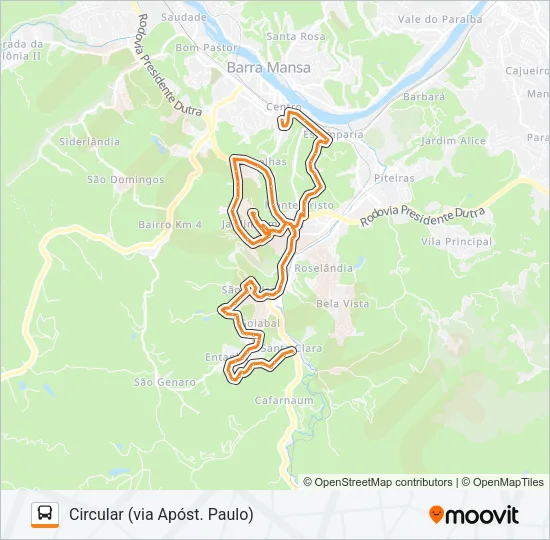 BM10-01 Bus Line Map
