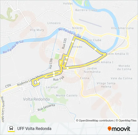 BUSUFF Bus Line Map