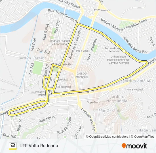 BUSUFF Bus Line Map