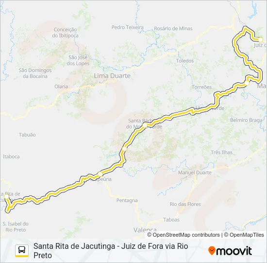 3097A Bus Line Map