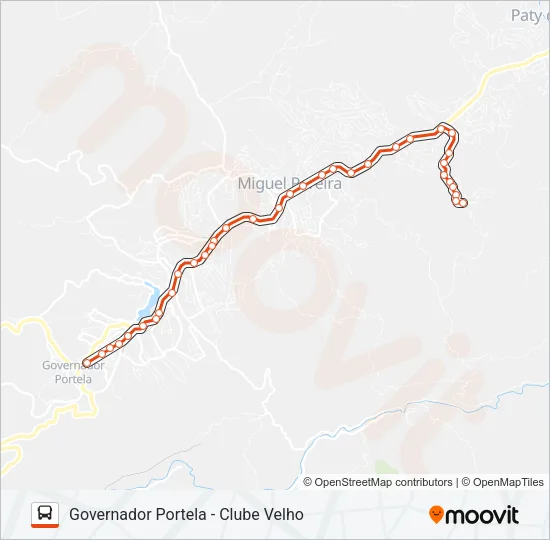107 Bus Line Map