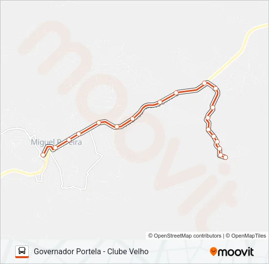 107 Bus Line Map