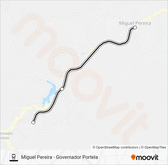 TREM TURÍSTICO Train Line Map