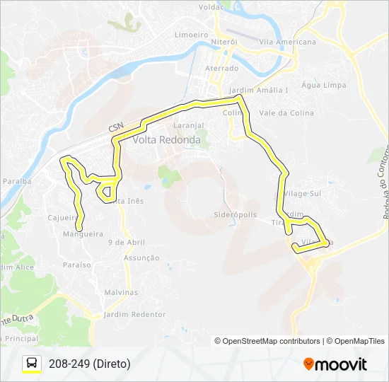 150 Bus Line Map