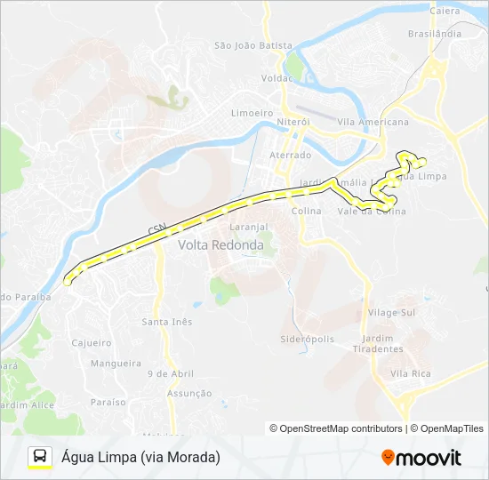 205 Bus Line Map