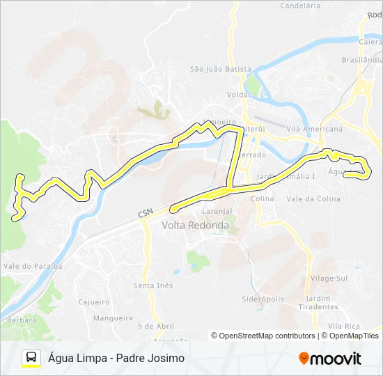 250 Bus Line Map