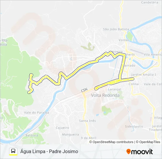 250 Bus Line Map
