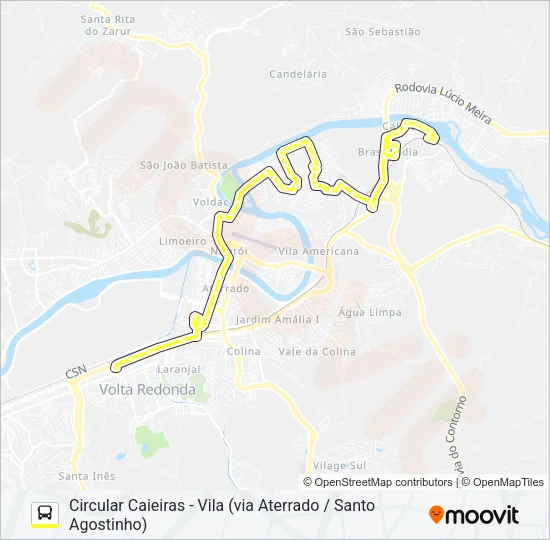 260 Bus Line Map