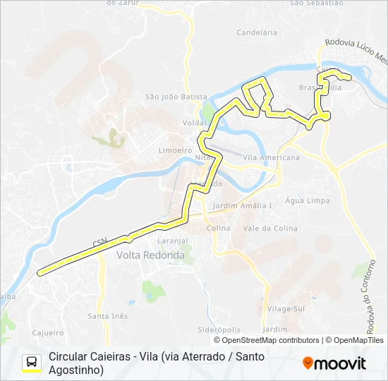 260 Bus Line Map