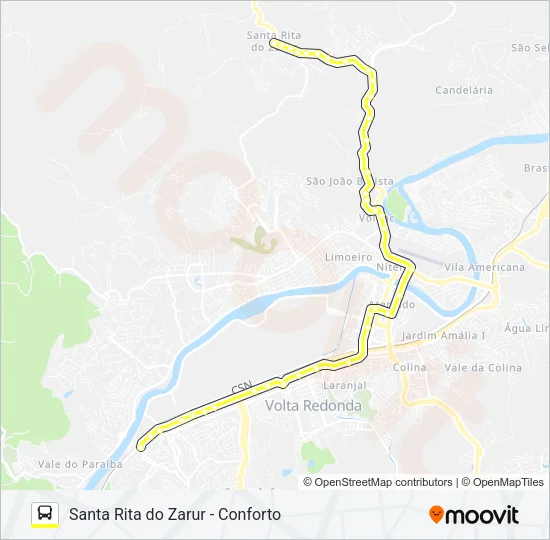 300 Bus Line Map