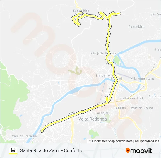 300 Bus Line Map