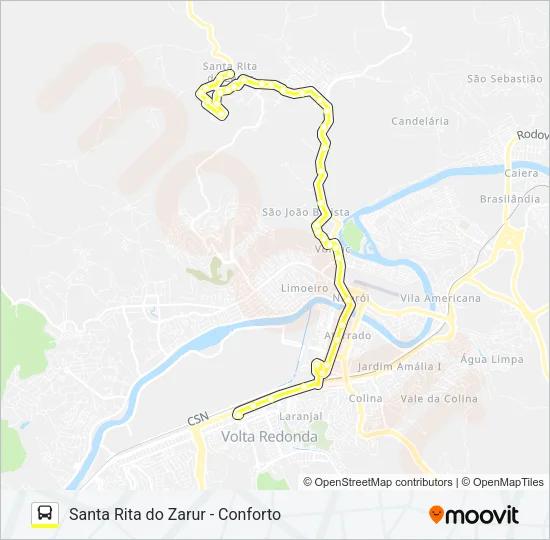300 Bus Line Map