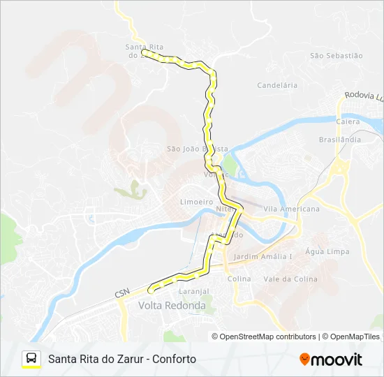 300 Bus Line Map