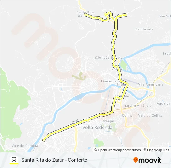 300 Bus Line Map