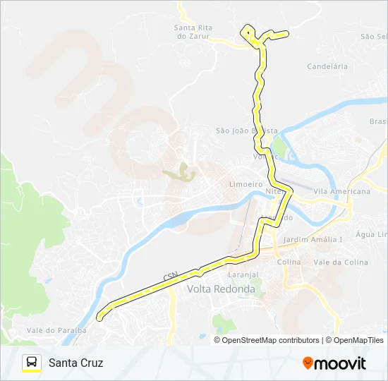 325 Bus Line Map