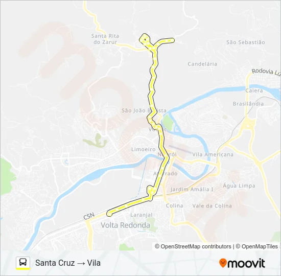 325 Bus Line Map
