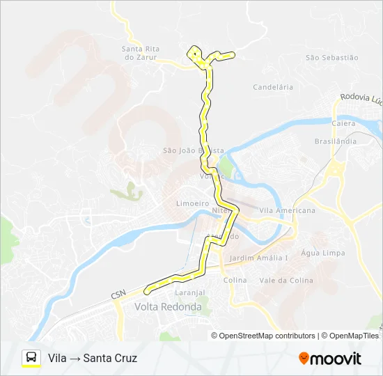 325 Bus Line Map