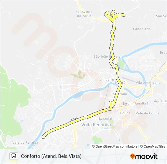 325 Bus Line Map
