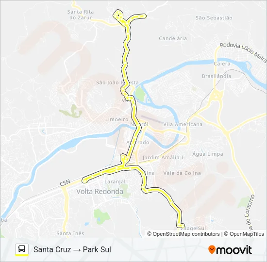 325 Bus Line Map