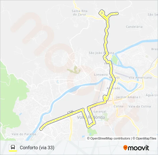 325 Bus Line Map