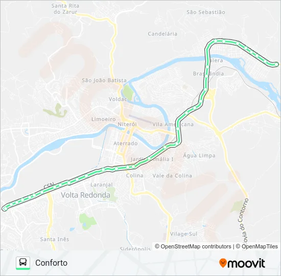 P720 Bus Line Map