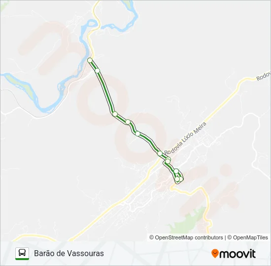 BARÃO DE VASSOURAS  Line Map