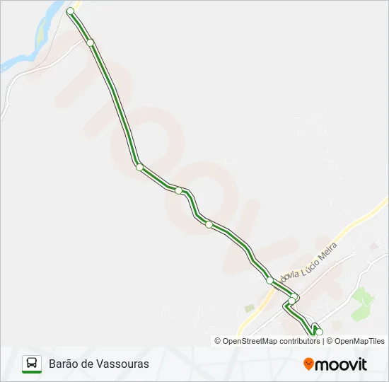 BARÃO DE VASSOURAS  Line Map