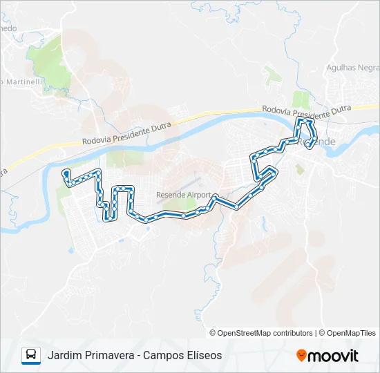 125 Bus Line Map