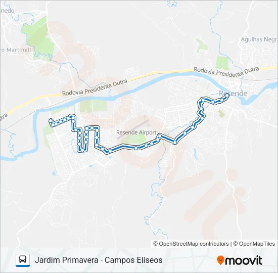 125 Bus Line Map
