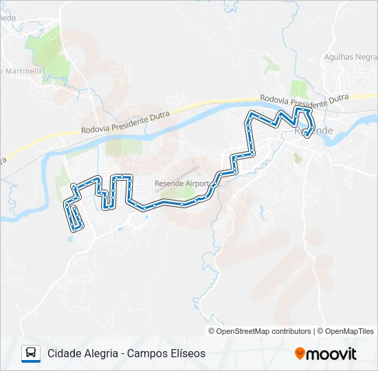 130 Bus Line Map