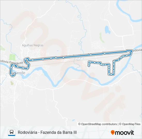 145 Bus Line Map