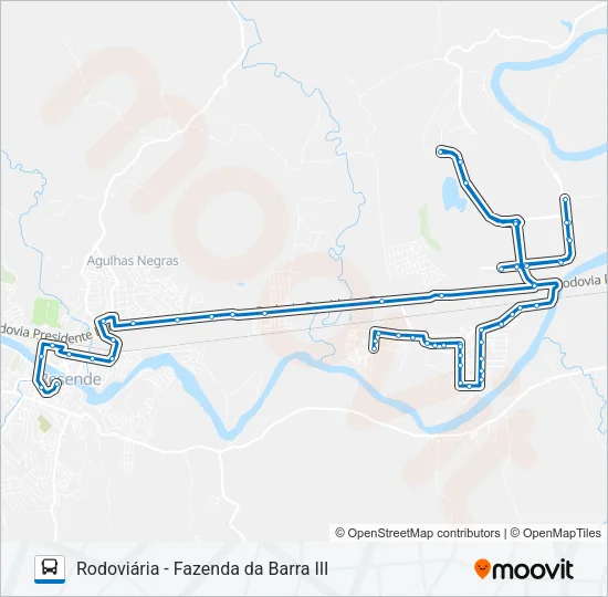145 Bus Line Map