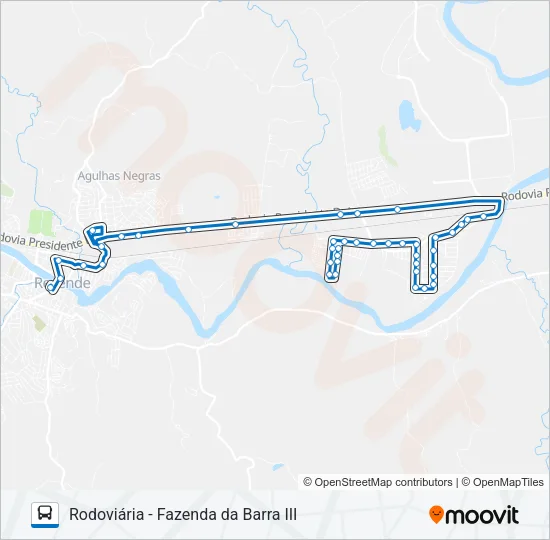 145 Bus Line Map