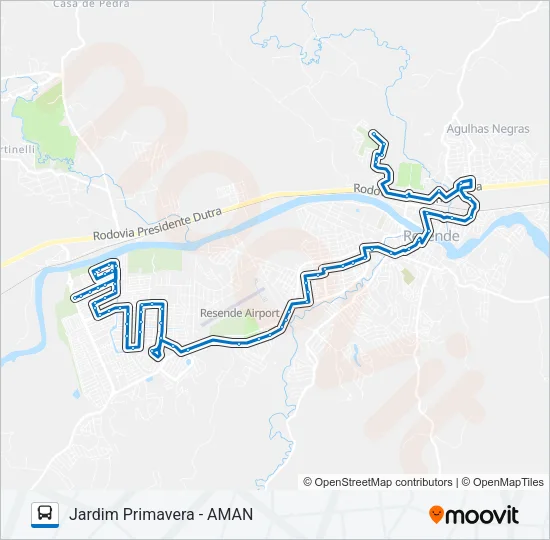 165 Bus Line Map