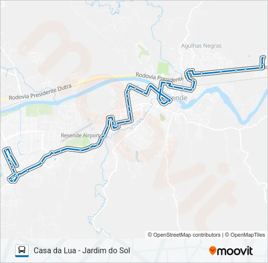 175 Bus Line Map