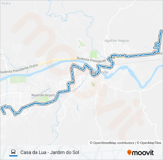 175 Bus Line Map