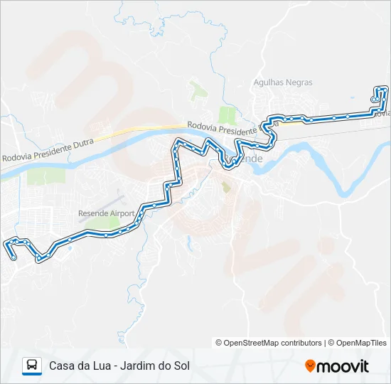 175 Bus Line Map