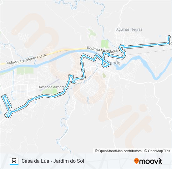 175 bus Line Map